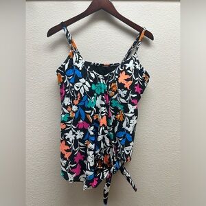 Island Escape Tankini With Side Tie